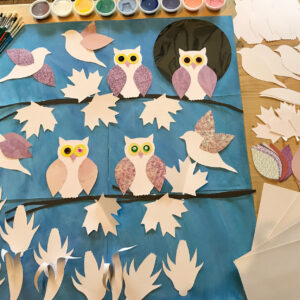 Folk Art Owls & Birds