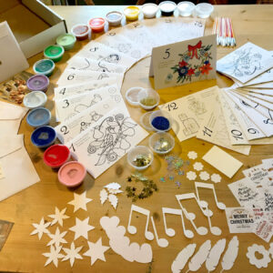 <p style="color:#FF0000";>12 Days of Christmas<br> - Set of 24 Christmas Cards</p>